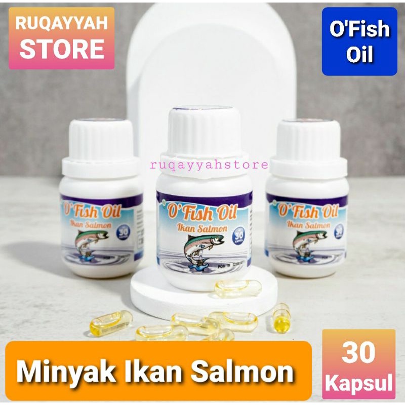 Minyak Ikan Salmon | Kapsul Ikan Salmon BPOM TR ORIGINAL