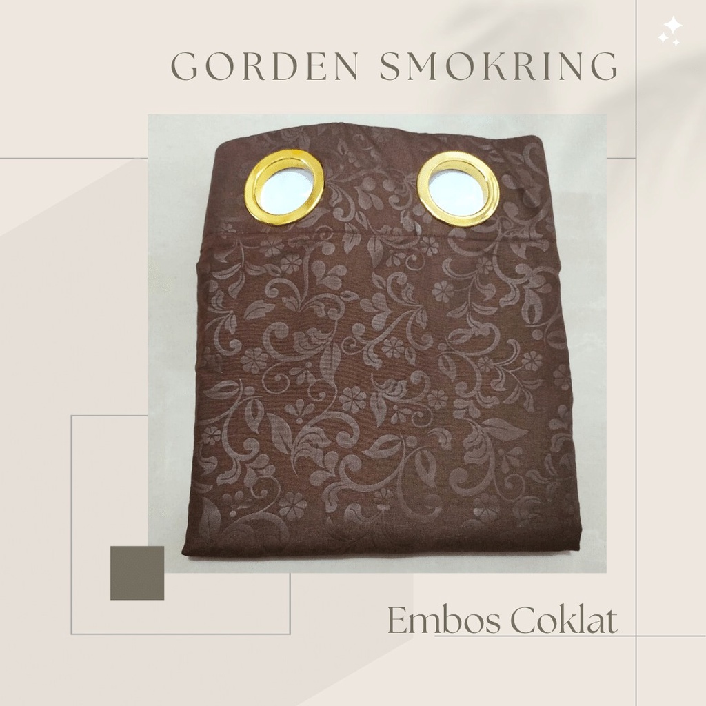 Cuci Gudang/Gorden smokring Pintu/Gorden jendela/Hordeng pintu dan jendela motif minimalis aestetich bahan katun halus