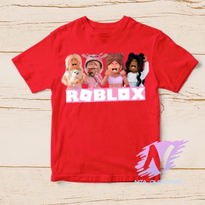 kaos roblox girl baju kaos anak roblok