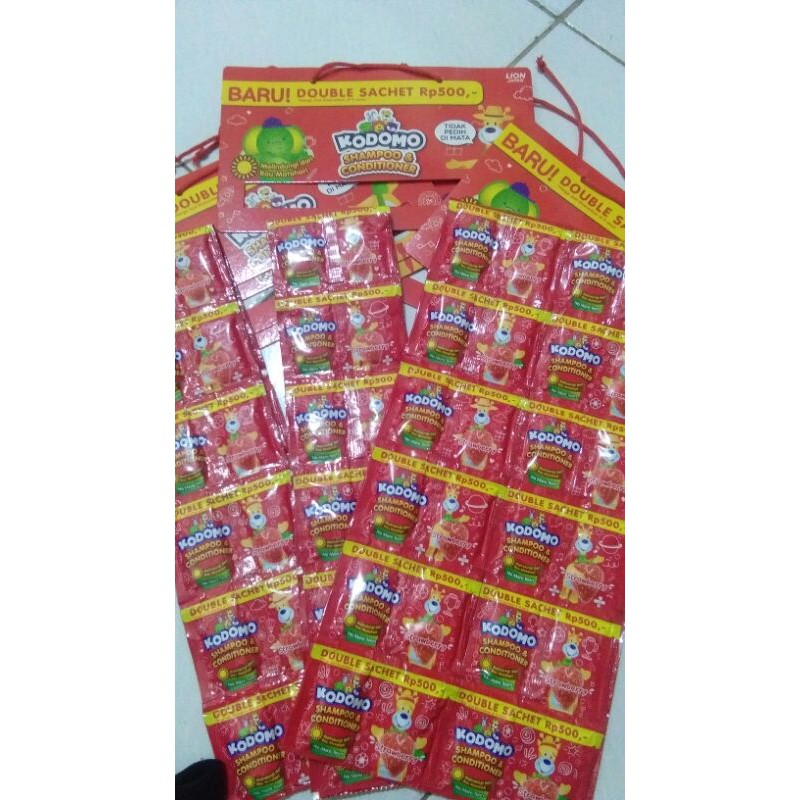 

Shampo kodomo and conditioner sachet per renceng isi 12