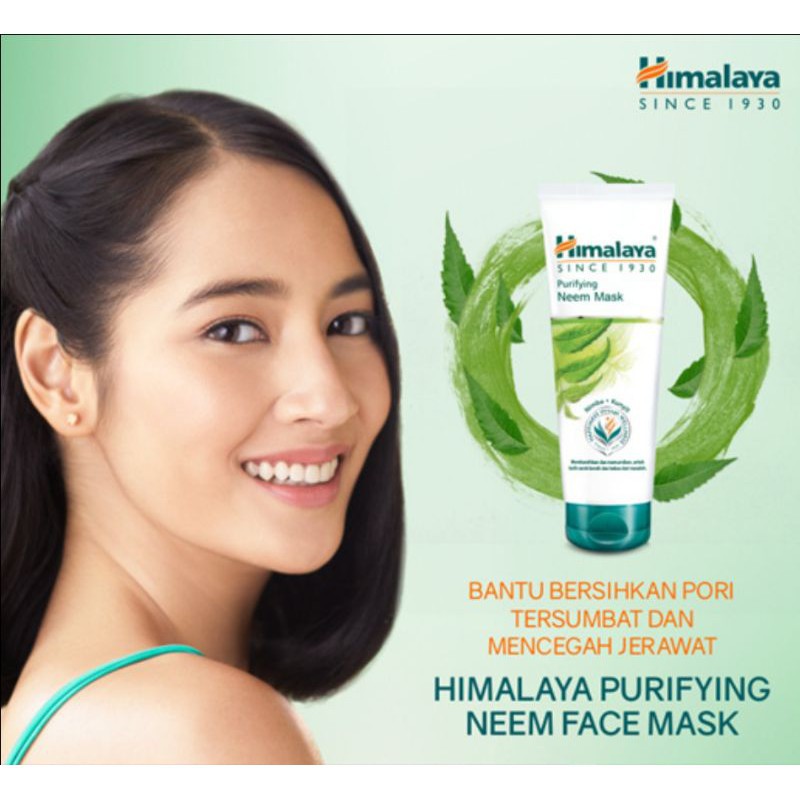 [Per Pc] Masker Wajah Himalaya Herbal Purifying Neem Mask Original BPOM