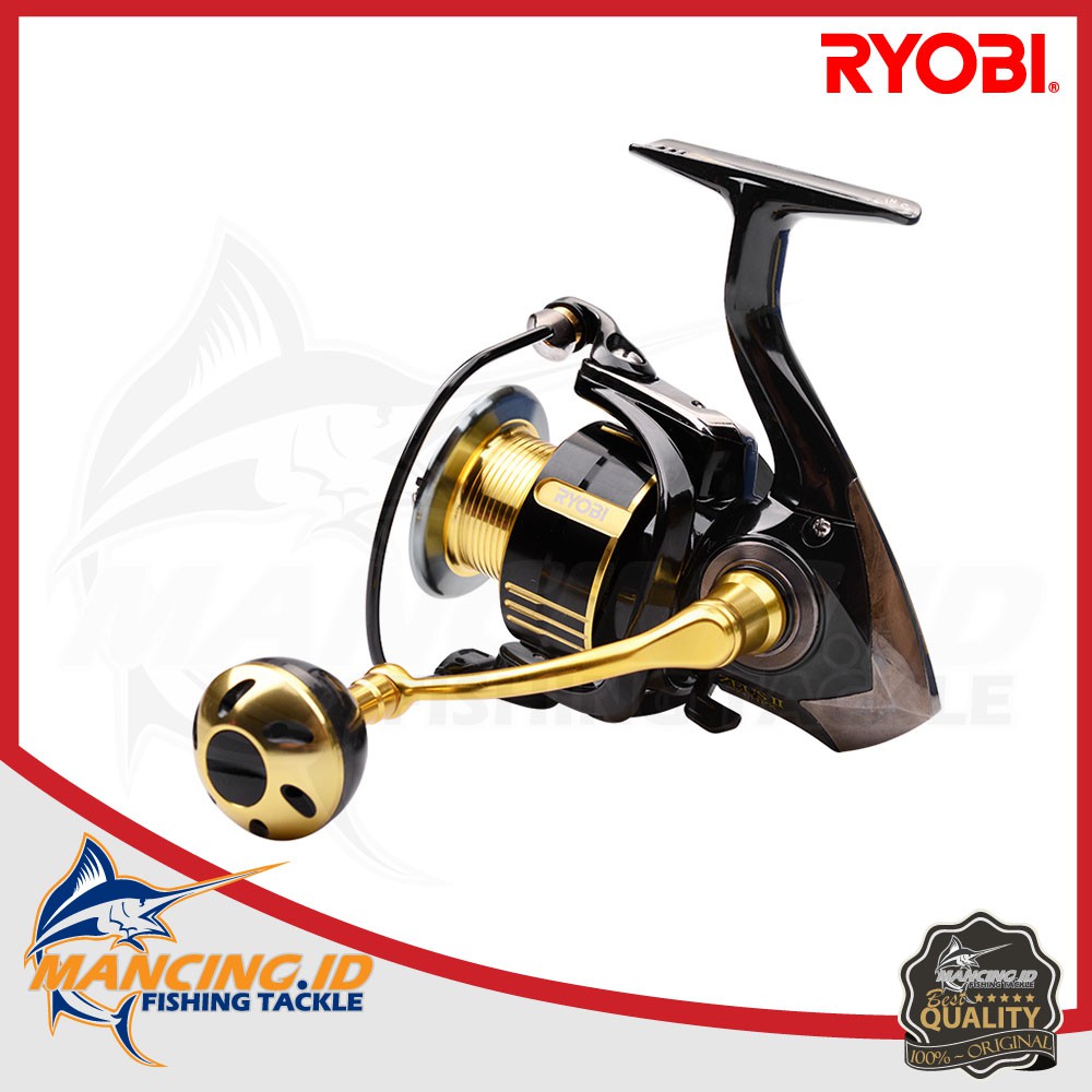 Ryobi Zeus II HPX Power Handle Metal Spool Alat Pancing Fishing Reel Murah Spinning Reel Mancing Sun