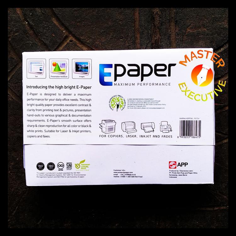 

Epaper Kertas Hvs A4 70 Gsm 210 X 297 Mm Bermutu