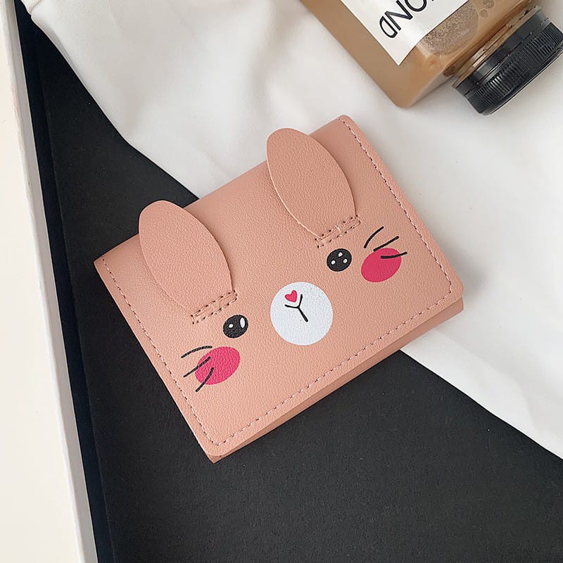 ♥TMALL88♥ Dompet Lipat Mini Wanita / Bermotif Kucing Cantik / Dompet Import / Murah