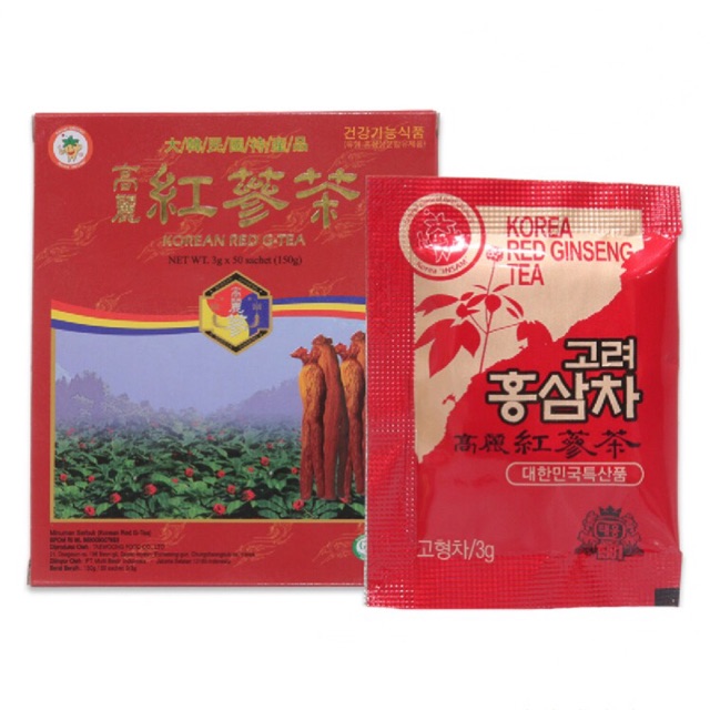 

Korean Red Ginseng Tea 50 sachets x 3 gram
