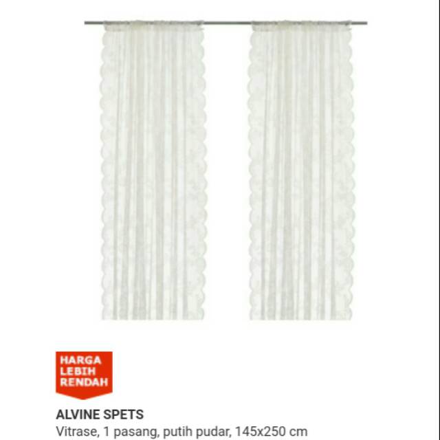 IKEA ALVINE SPETS VITRASE