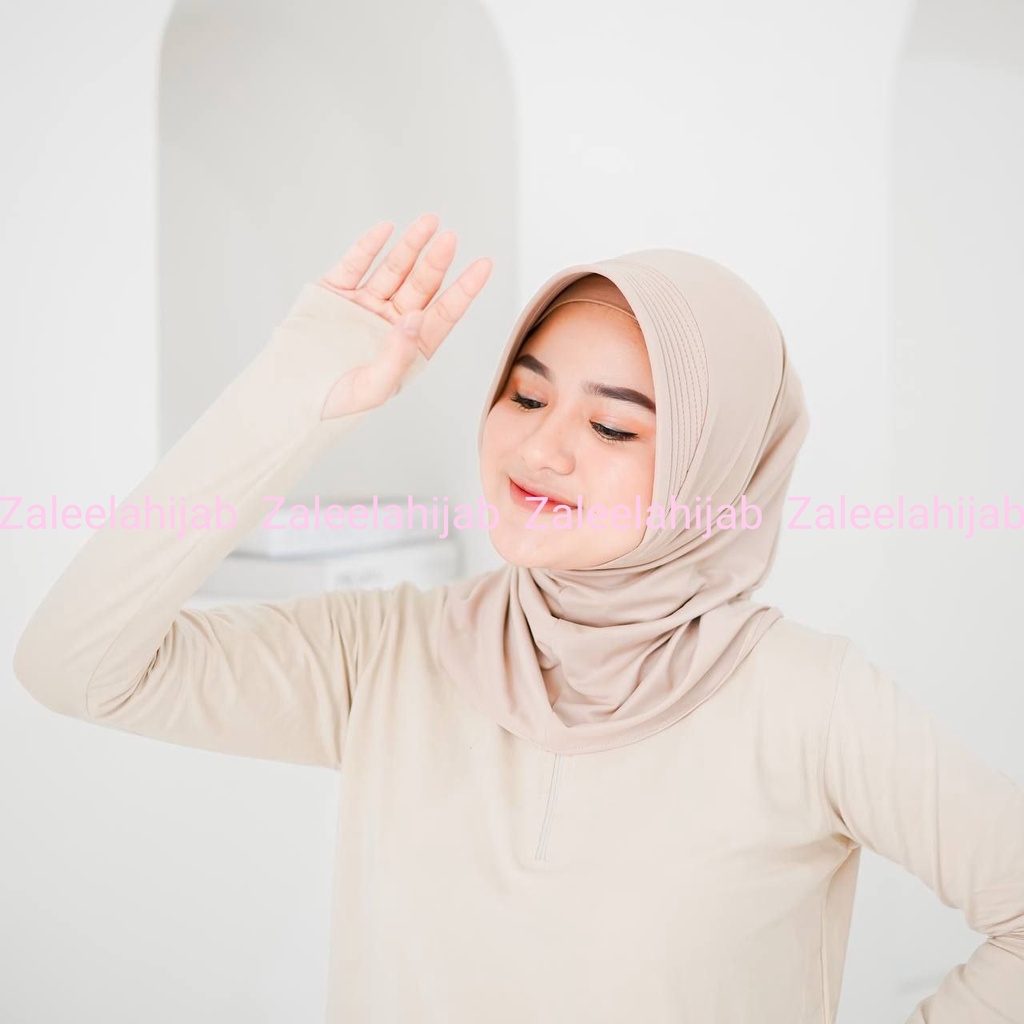 Bergo Olahraga | Bergo Sport Jersey [Coksu] Jilbab volley, basket, jogging dll-1