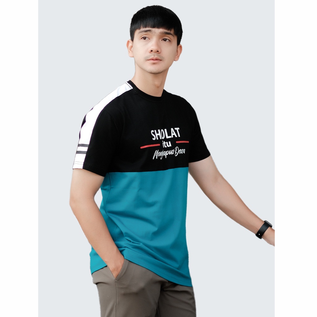 KAOS DAKWAH PRIA / BAJU KAOS DAKWAH / KAOS ISLAMI / KAOS DISTRO KONSEP ISLAMI / KAOS DAKWAH SHOLAT-7