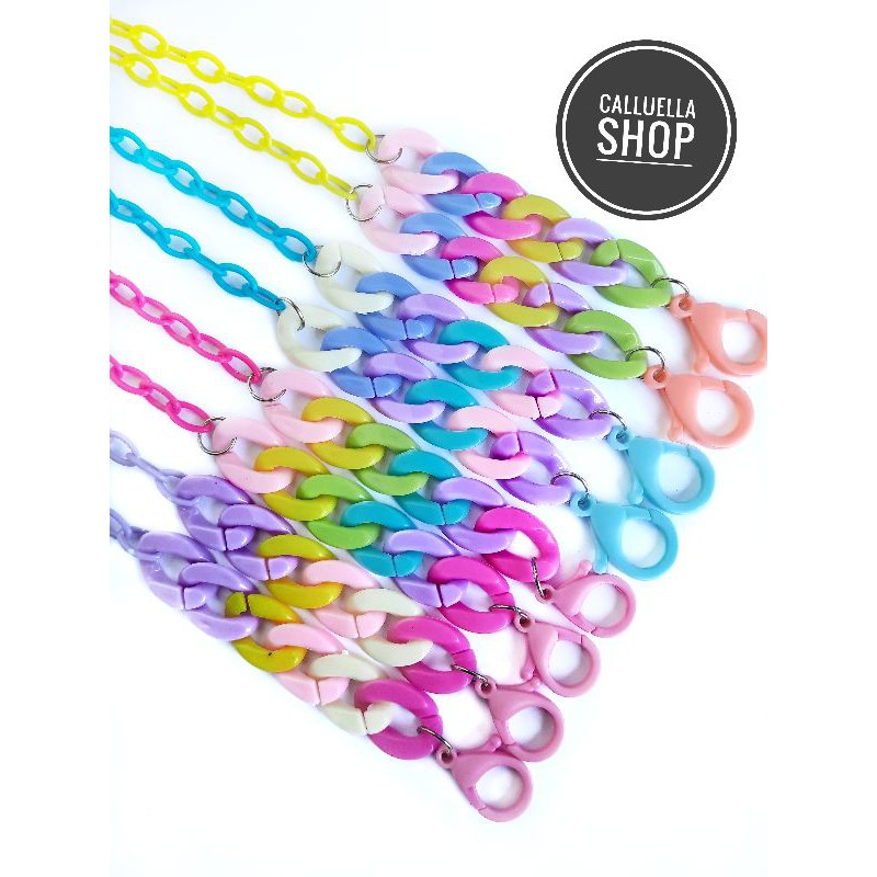 STRAP MASK RANTAI PIPIH | KERAJINAN TANGAN DIY