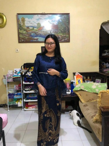 Set Couple Batik Kebaya Modern-sarimbitan Bahan Adem Terlaris