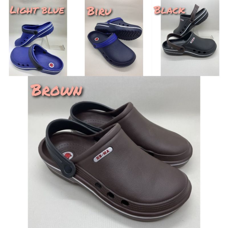 Sandal Baim Kodok Pria Slip On Anti Air Bahan Eva Ringan