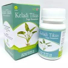 ekstrak Kapsul keladi tikus Toga Nusantara 50 kapsul herbal kangker tumor