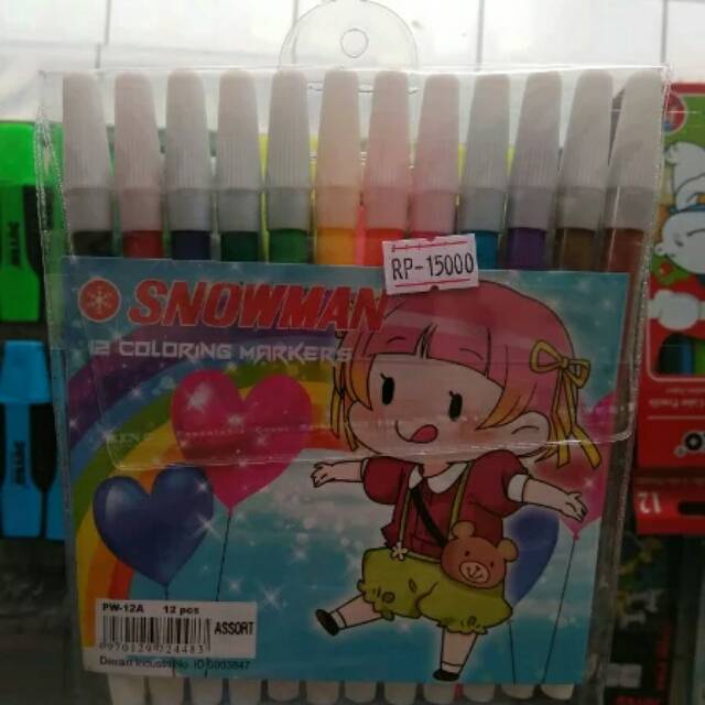 

Spidol gambar SNOWMAN 12