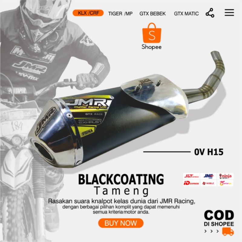 KNALPOT CRF TAMENG JMR RACING 4135