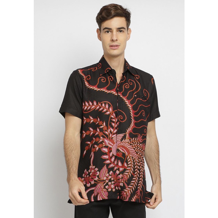 HASSENDA KEMEJA BATIK PRIA MAHIJA - HBTKS25129