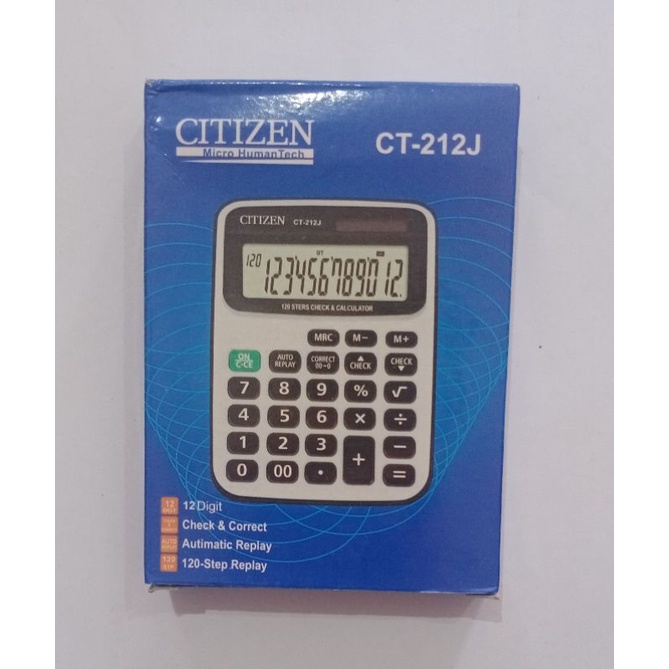 

Calculator Citizen CT-212J