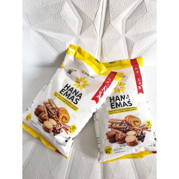 

Bungasari Hana Emas Tepung Terigu Premium Cake & Cookies 1Kg