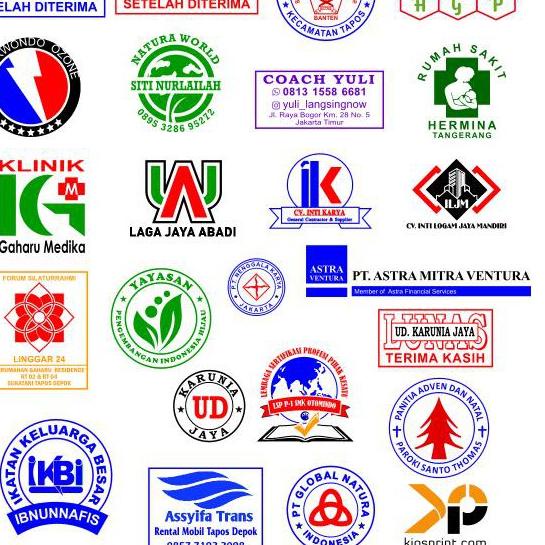 

New stempel otomatis 3 warna