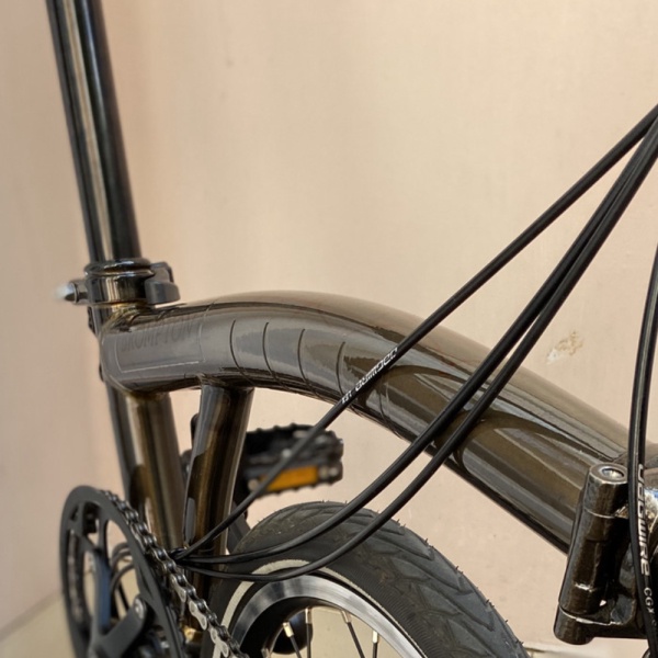 STICKER SEPEDA LIPAT Stiker protector frame brompton pikes 3sixty glossy finish BAHAN WATERPROOF