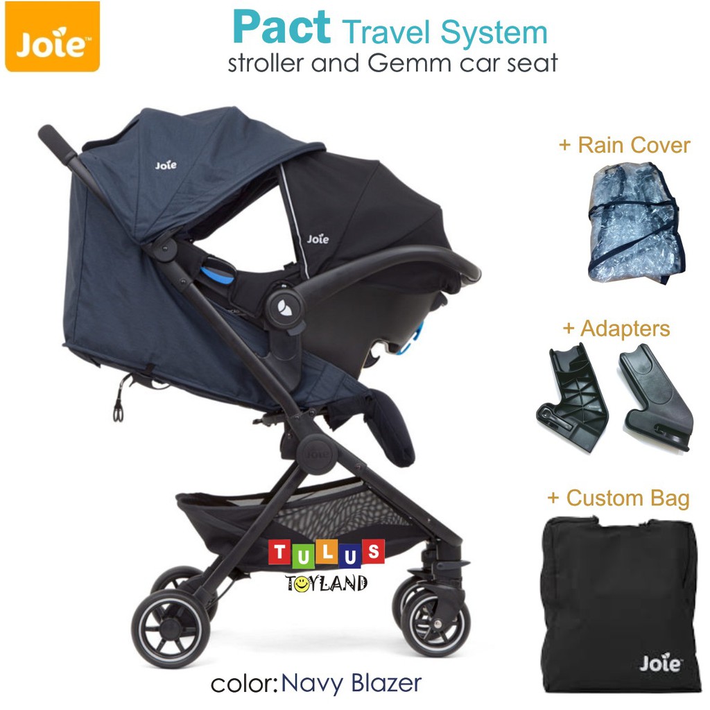 Joie Pact Travel System Pack Stroller Travel dan Car Seat Bayi