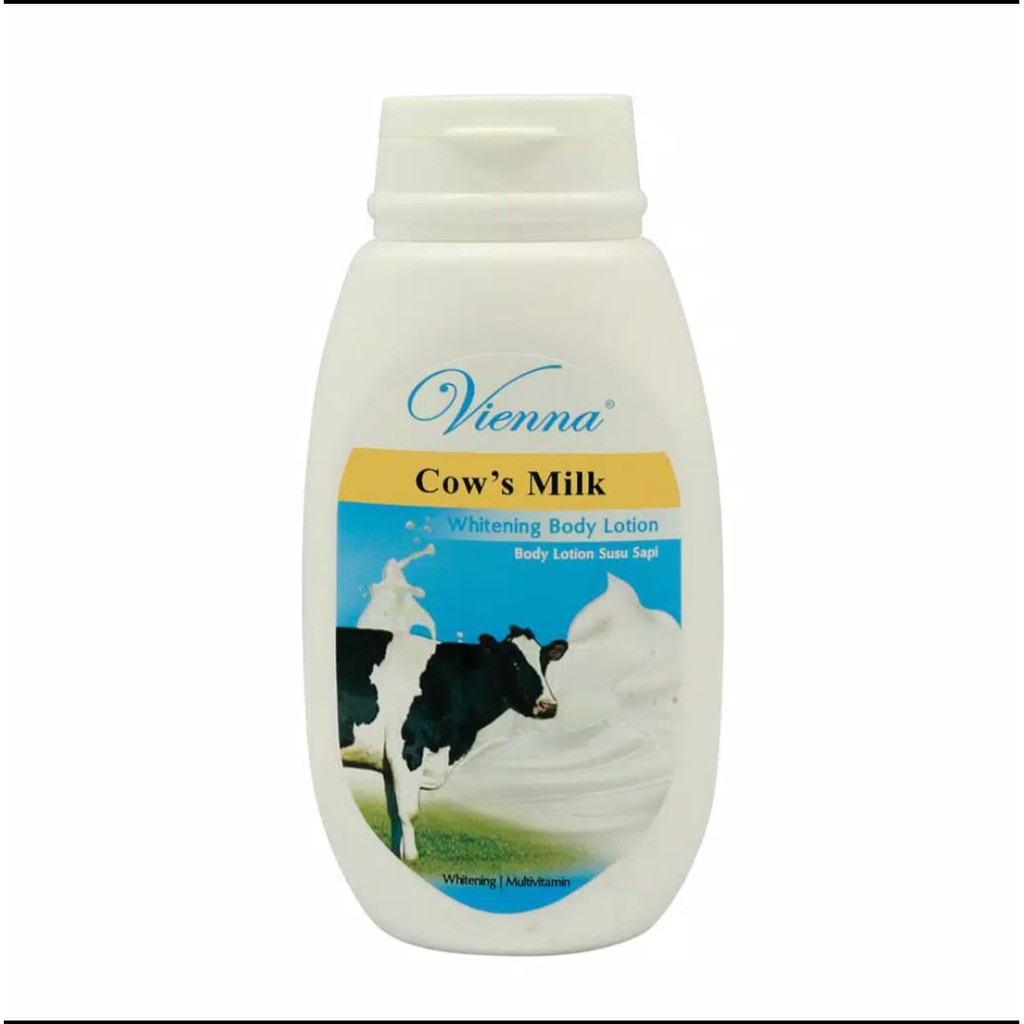 Jual VIENNA BRIGHTENING BODY LOTION COW'S MILK 250 ML BOTTLE Shopee