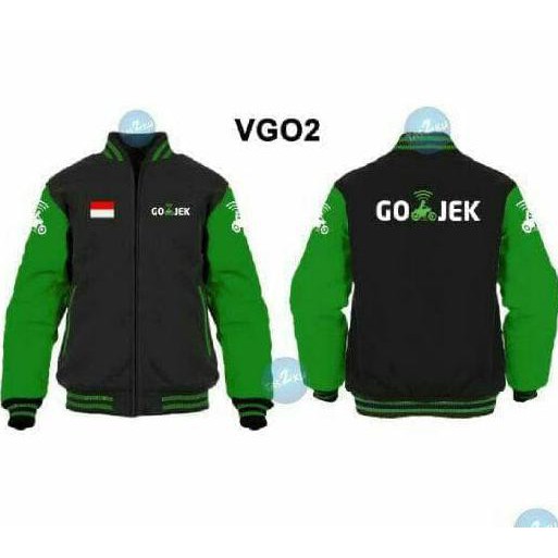 Jpind627- Jaket Sweater Hoddie Gojek Kombinasi - M 249S