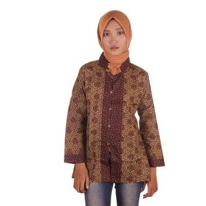 Blouse Batik I Blouse Kerja Wanita Batik I Blus Batik Wanita Riani