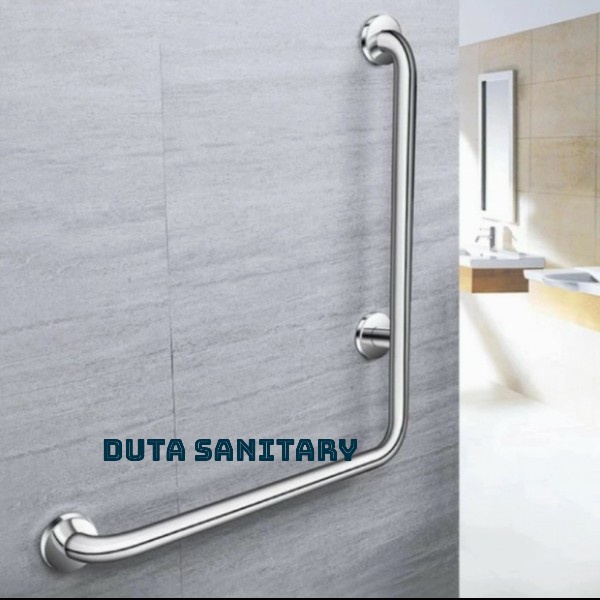 Pegangan Kamar Mandi - Pegangan Bathtub Model L/Pegangan Kamar Mandi Lansia/Pegangan Difabel