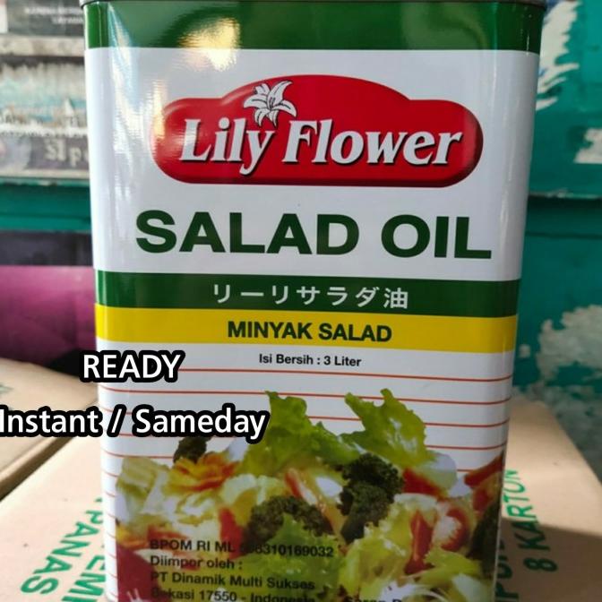 

READY COD Lily Flower Salad Oil / Minyak Salad 3 Liter Best Seller TERLARIS