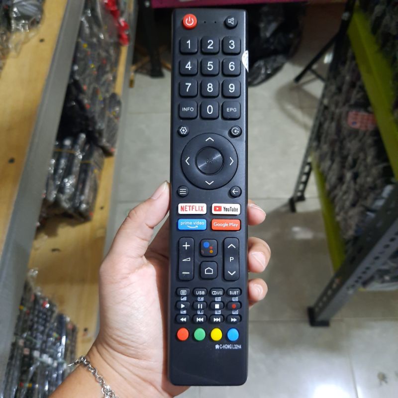 REMOTE REMOT SMART TV CHANGHONG NETFLIX GUGLE PLAY SEPERTI ORIGINAL