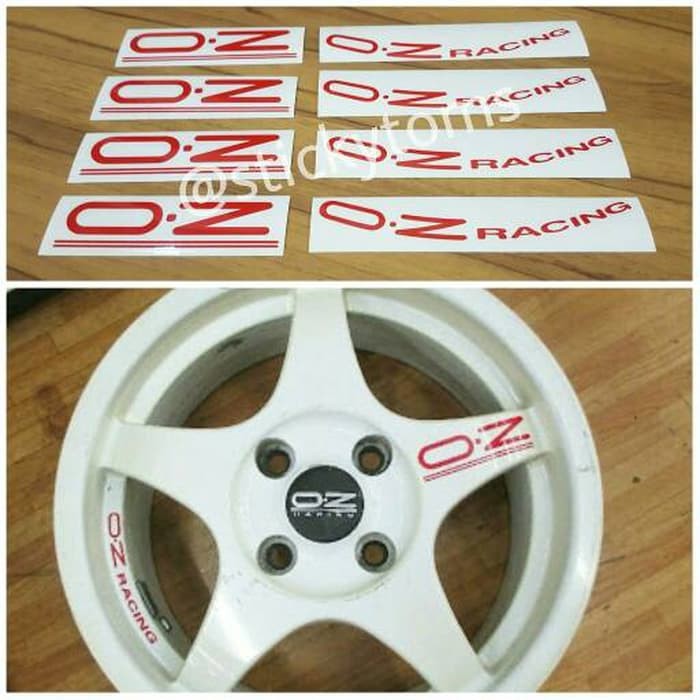 paket stiker velg mobil OZ Racing Chrono