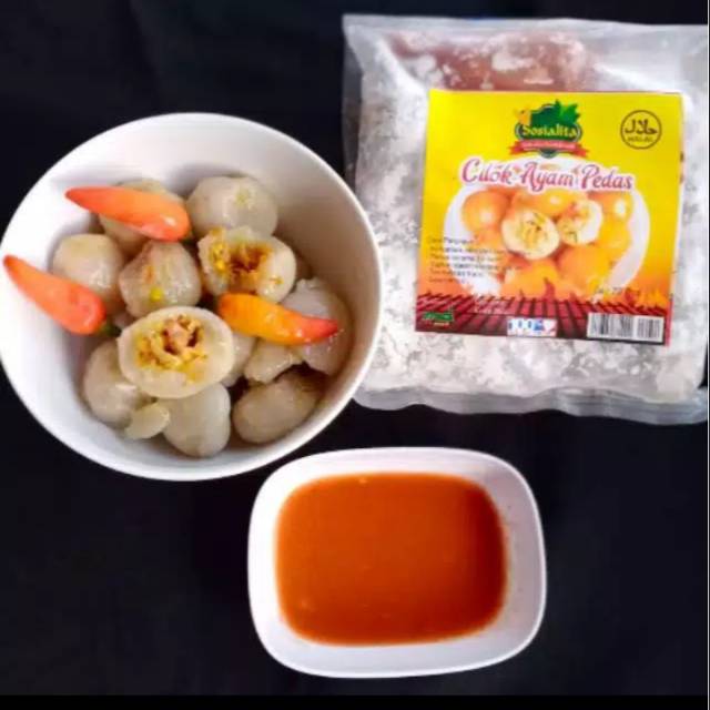 Cilok ayam pedas isi 20