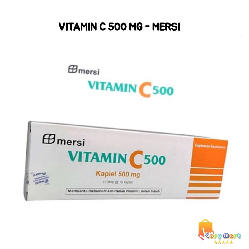VITAMIN C 500 MG MERK MERSI | VITAMIN C 250mg KIMIA FARMA