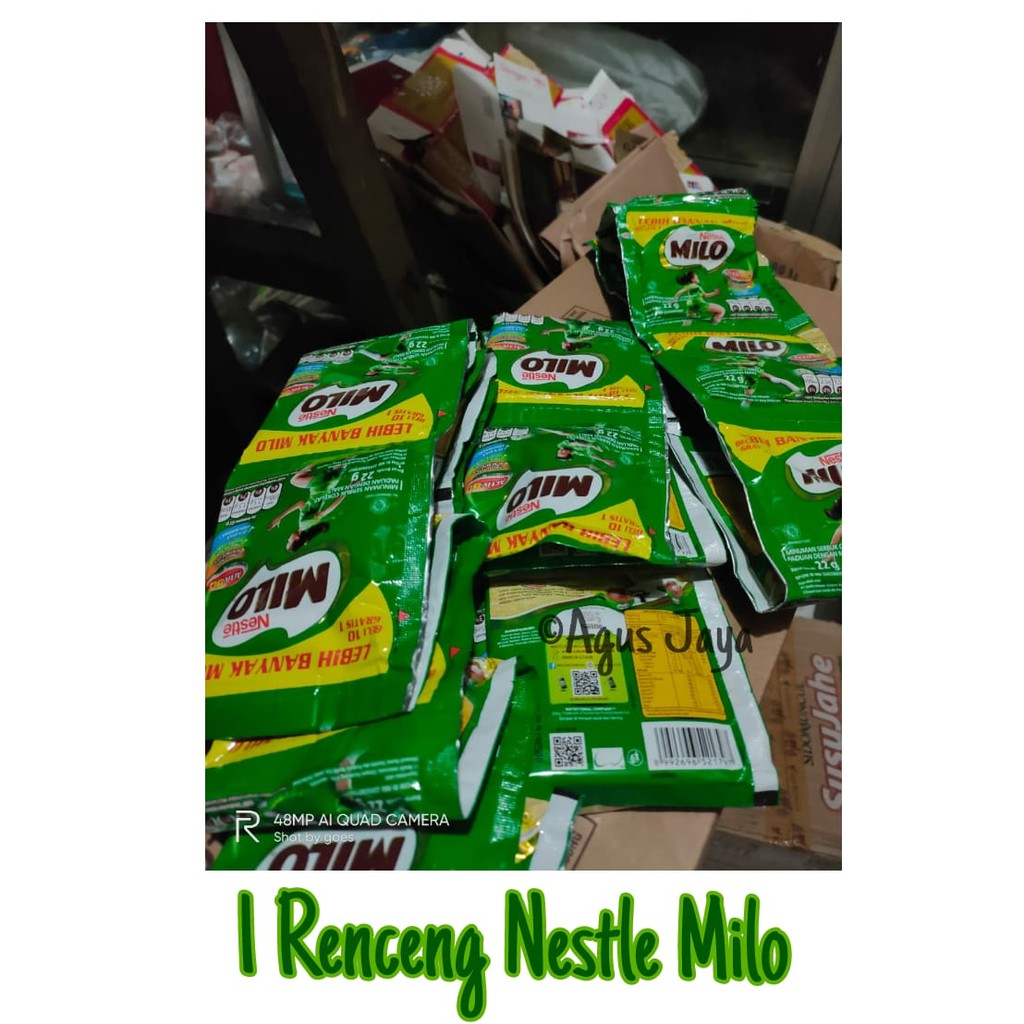 

Milo Sachet 22gram Susu Instan (1renceng/ 11 sachet)