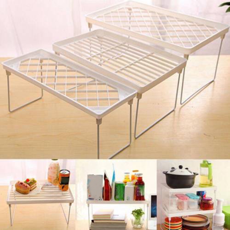 Corner Kitchen Organizer Bathroom Cabinet Towels Metal Shelving Foldable Storage Shelf Rack Shopee Indonesia