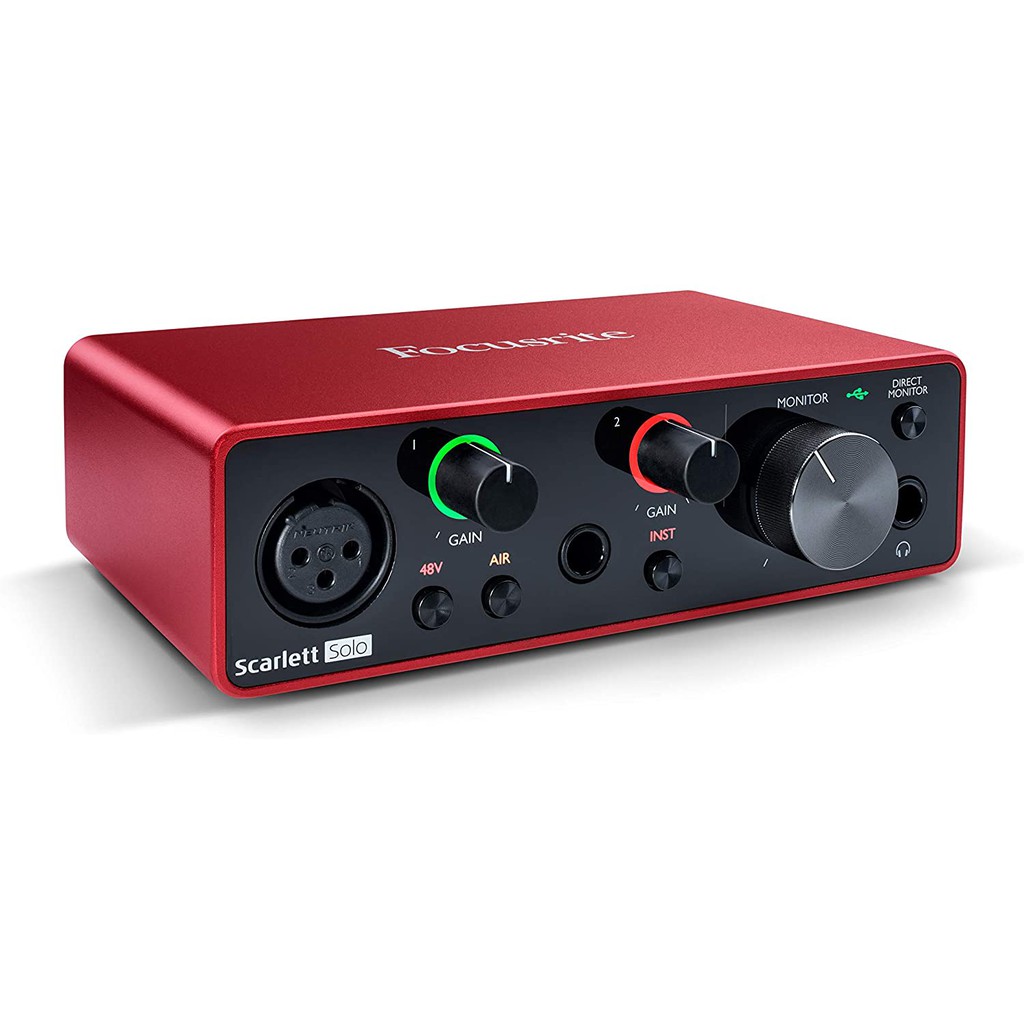 Focusrite Scarlett Solo Studio 3rd Generation Paket Recording