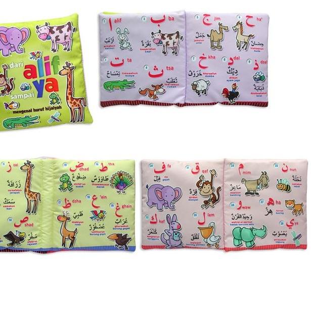 ⚡iap Kirim Softbook / Buku Kain / Buku Bantal Mengenal Huruf Hijaiyah paling murah