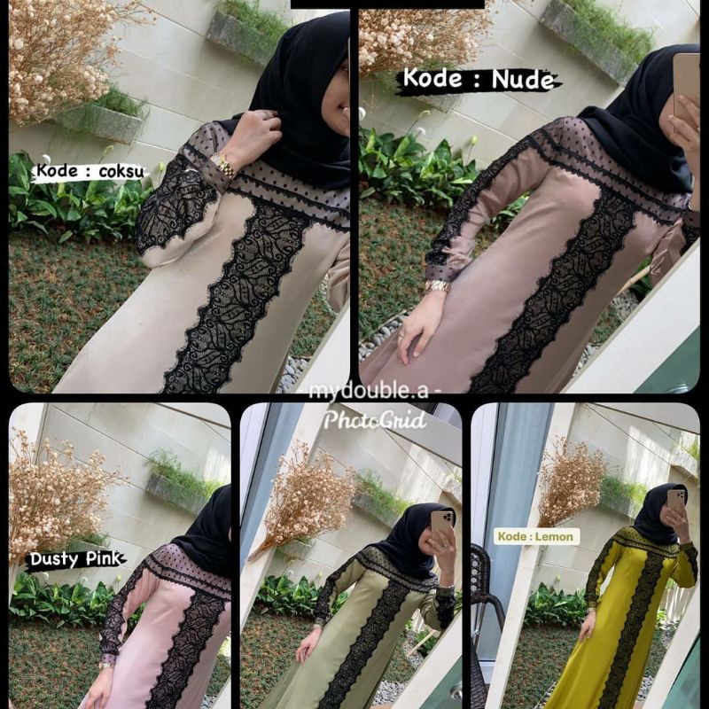 [COD] FATIYAH DRESS / REFERENSI NAZEERA IED SERIES JAVINA / GAMIS