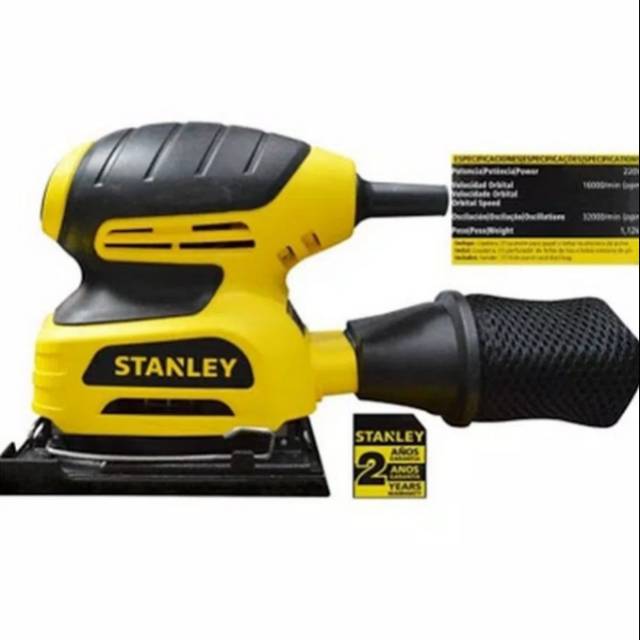 Mesin Amplas 220W 1/4'' Sheet Sander STEL401-B1 Stanley