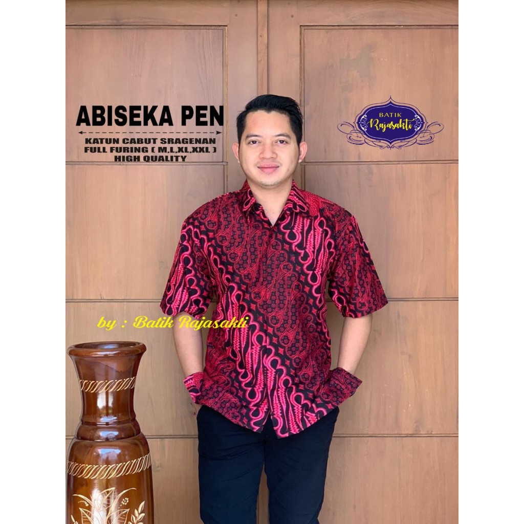 ABISEKA RAJASAKTI KEMEJA BATIK SOLO PRIA LENGAN PENDEK PANJANG LAPIS FURING ATASAN PREMIUM MODERN KATUN HALUS DAVINAH MERAK JOGET BEKISAR BLUE 2 SADAJIWO TWO ABHICANDRA LAWASAN ABISEKA ADHIMUKTI ADHIRAJASA ADI PRAMANA TWO ADINATA ADIYAMA TOLET AFZAM AKHIL