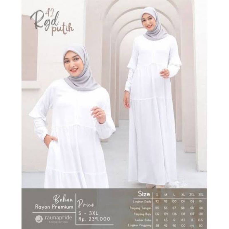 GAMIS PUTIH NBRS RAUNA