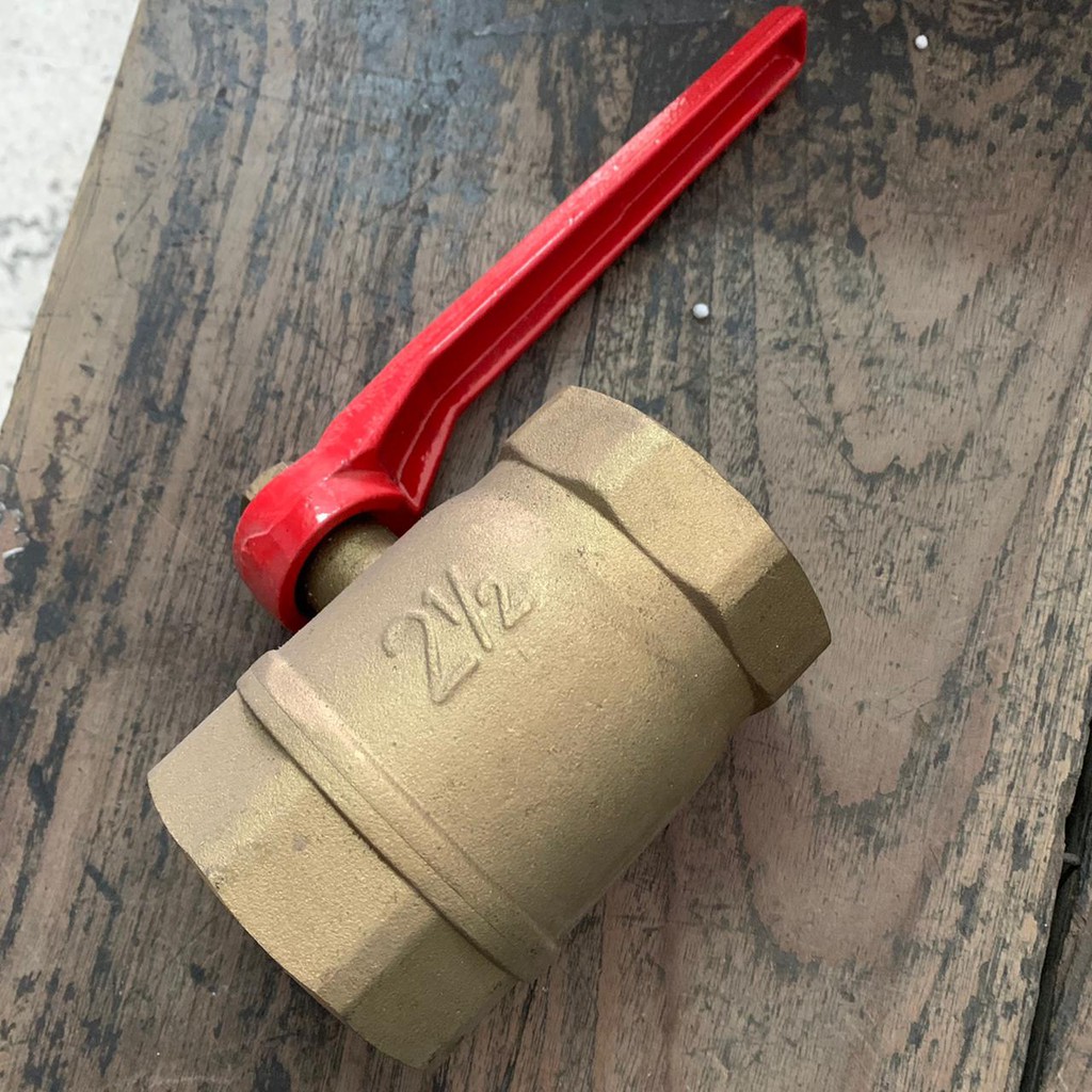 Ball Valve Stop Kran Kuningan Onda 2 1/2" INCH DIM 2.5"