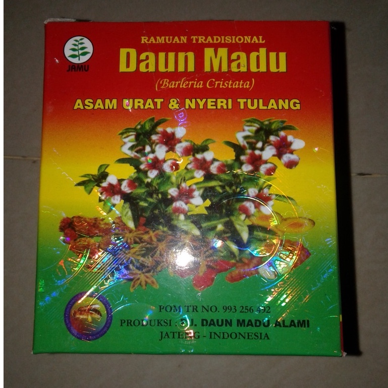 Paket 50 Box Jamu Serbuk Asam Urat Daun Madu Original