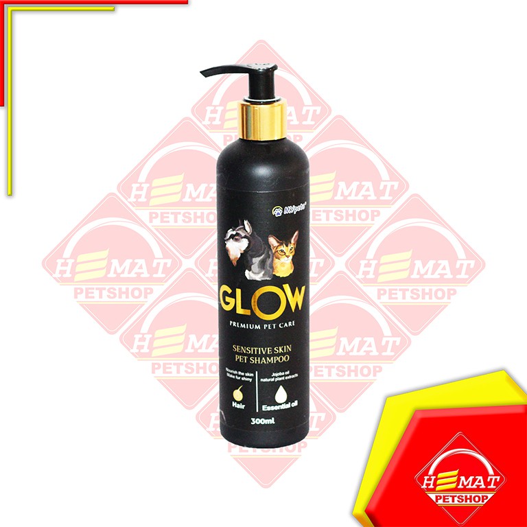 Shampoo Kucing &amp; Anjing Glow 300 Ml / Glow Pet Shampoo 300 Ml