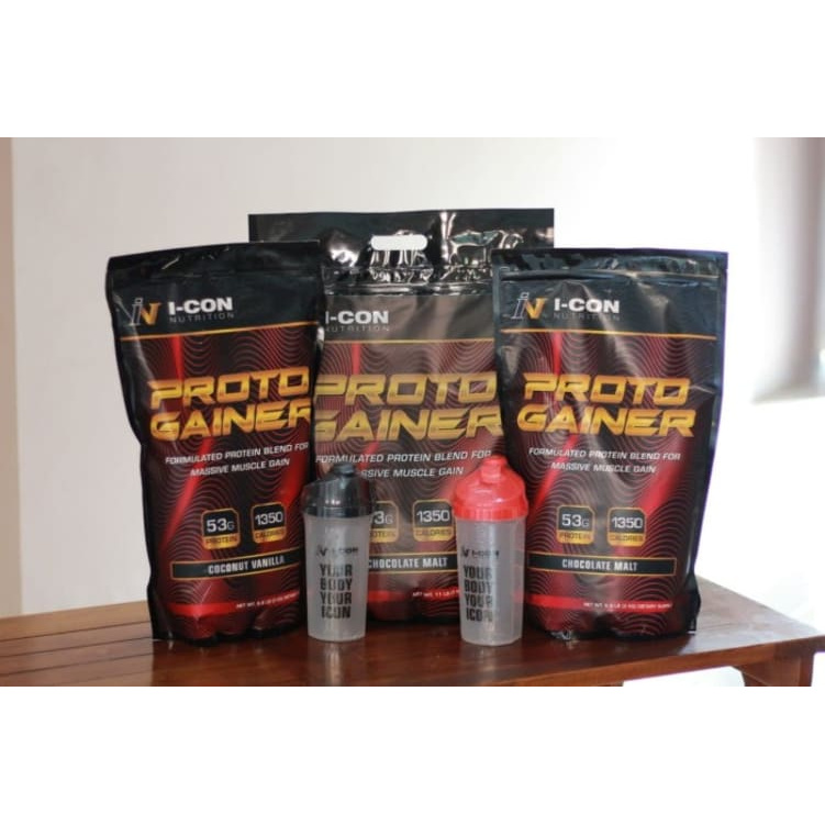 

Berkualitas Original ICON NUTRITION SUSU GYM PROTOGAINER 3KG free Shaker Unik