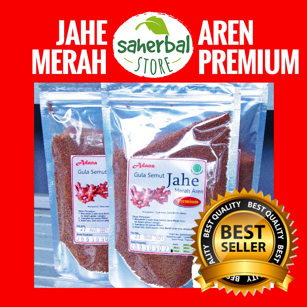 Gula Semut Jahe Merah Aren Premium Instan Original Jahe Lebih Pedas Indonesia