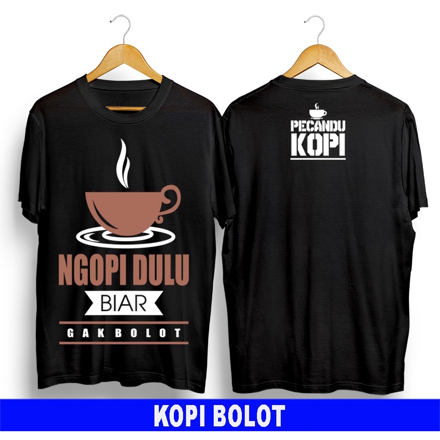 Kaos murah Kaos distro murah baju  distro pria t-shirt murah combed30s KOPI PANAS