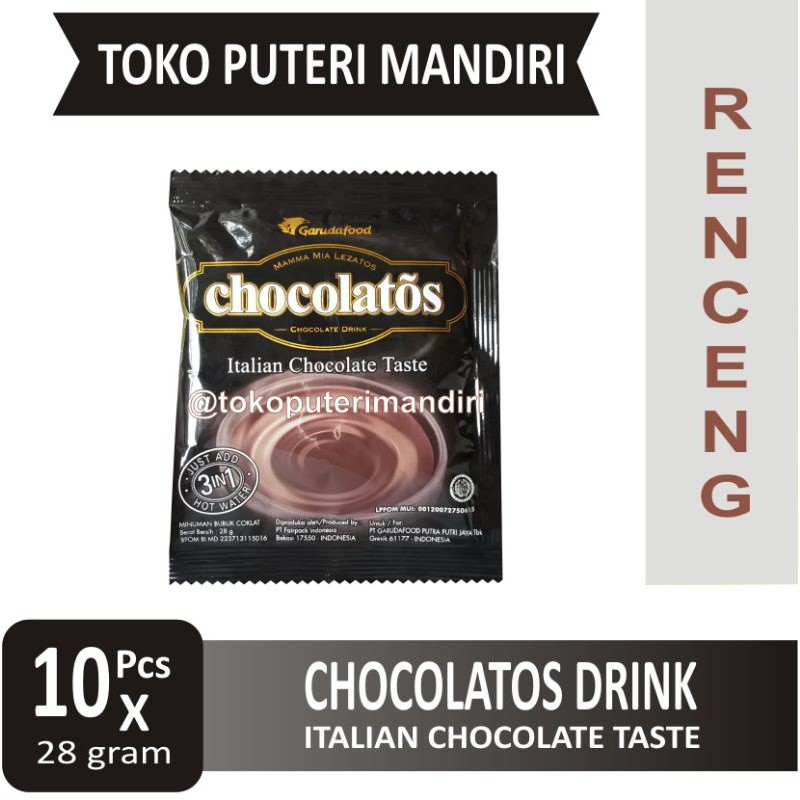 

Cokolatos Dring / Chocolatos Chocolate Drink Renceng isi 10 Pcs