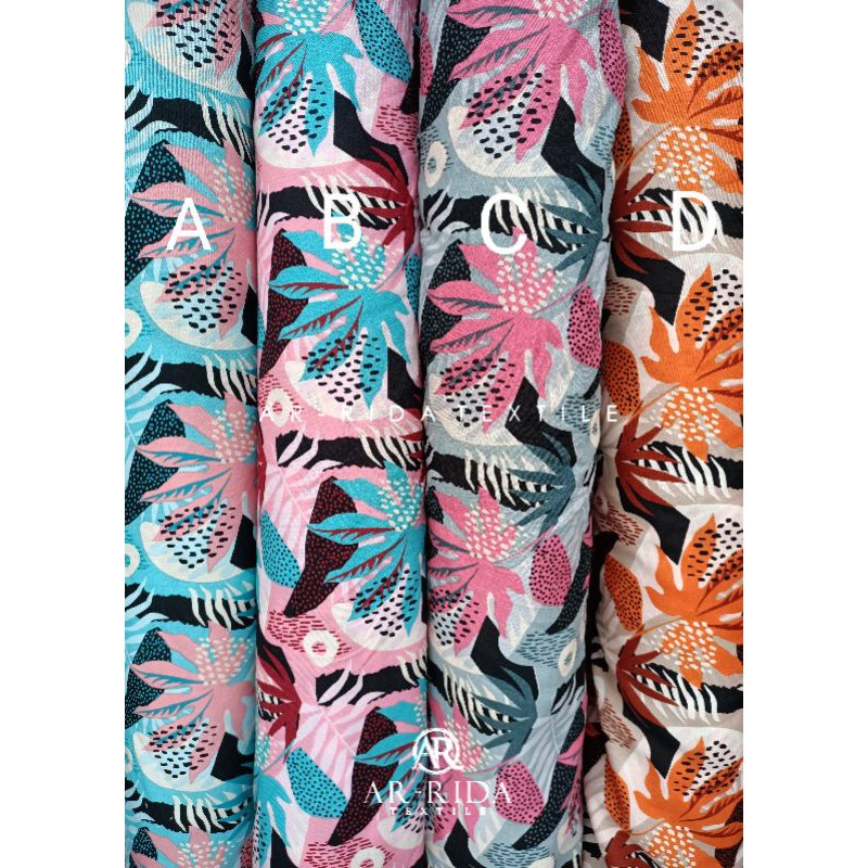 rayon motif / kain rayon / bahan rayon / bahan baju rayon