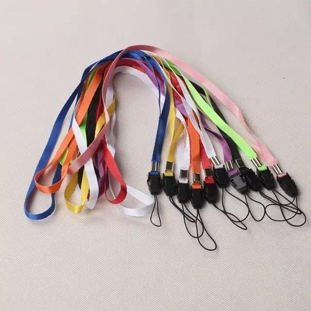 LANYARD PODS GANTUNGAN TALI WARNA HITAM VAPOOR MURAH